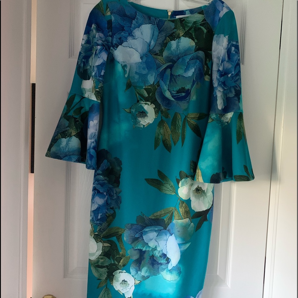 Calvin Klein women's bell sleeve dress size 6